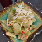 毛家麺店 - 生ザーサイ（380円）