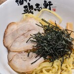 歌志軒 - 油そば　アップ　麺大盛り