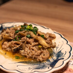 ロータスパレス - 2021.3 牛肉のキノコ炒め