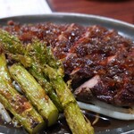 ダイニング 鉄板 万房 - 『ひれ肉鉄板焼き』