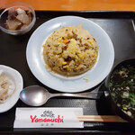 Yamaのuchi - 「納豆チャーハン（スープ付）」（750円）