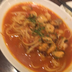 スパニッシュ＆イタリアンsatomi - レトルトにも劣るパスタ730円