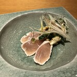 じどりや 穏座 - 雌ささみの湯引き