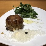 じどりや 穏座 - 雌もも肉のハンバーグ
