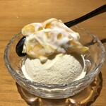 じどりや 穏座 - バニラアイス-おかえりマンゴーのせ