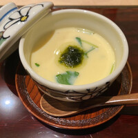 冨すし - 帆立と白魚の茶碗蒸し