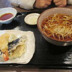 Tsudanumaya - 「大海老天かけ蕎麦」（1,660円）