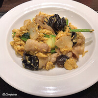 中国料理 豪華 - 豚肉と玉子､ｷｸﾗｹﾞのｵｲｽﾀｰｿｰｽ炒め