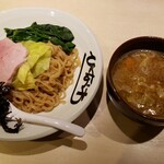 地鶏豚骨らーめん ひなわ - つけ麺