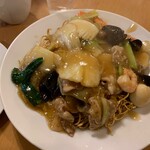 南海飯店 - かたい焼ソバ