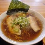 まさ春 - チャーハンセットのラーメンはチャーシュー2枚,まさ春(名古屋市)食彩品館.jp撮影