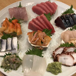 芝浜 - 刺し盛り3人前