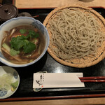 手打蕎麦 まるやま - 鴨せいろ