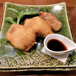 パークサイドバル ミナト - 鹿肉ひとくちロースカツ