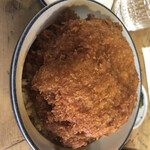 安田屋 - わらじカツ丼2枚 1080円　アップ