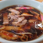 丸長 - つけ汁は、甘くて美味しいです