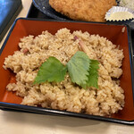 とっと めしや - 2021年3月。ホッキ貝炊き込みご飯。