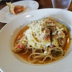 イタリア食堂 ペコラ - ツナとアンチョビ、春キャベツのスパゲッティー