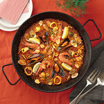 ``Condensed soup stock!'' Fresh seafood paella