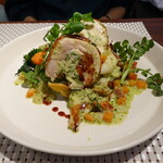 ビストロ ダイア - 錦爽鶏と山菜のパロティーヌ