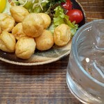 恵美須 - 旨くて、早くも焼酎の登場。