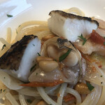 リストランティーノ ルベロ - 桜鯛　蛤　松の実　トマト