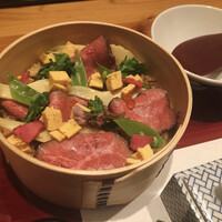 すき焼きと牛まぶし ももしき - 