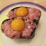すし江戸 - うずら鉄火