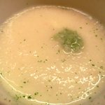 旨香 - 和牛炭火焼ランチコース 1000円 のとろろ茶碗蒸し