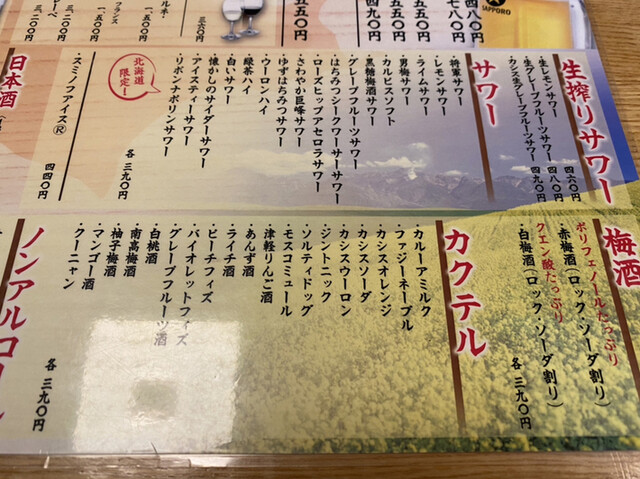 メニュー写真 居酒屋 将軍 留萌 居酒屋 食べログ メニュー写真 居酒屋 将軍 留萌 居酒屋 食べログ