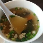 タイレストラン 沌 - スープは少し塩辛め