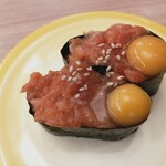 すし江戸 - サーモンユッケ