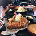 Katsutoku - 贅沢膳、エビ、ヒレ、ロース