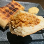 蕎麦鳥 - 揚げ納豆焼き ¥350