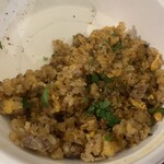 YAICHIRO - 挽き肉の油をまとったガーリックライス