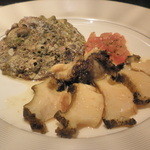 箱根 翠松園 - グレードアップで黒鮑に。