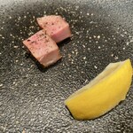 鳥茂 - 牛タン焼き トリュフ塩