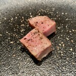 鳥茂 - 牛タン焼き トリュフ塩