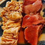 宇ち多゛ - テッポウにハツ入れてお酢　です