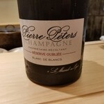 鮨 なんば - Pierre Peters Blanc de Blancs Extra Brut Grand