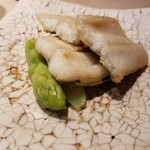 鮨 なんば - 焼穴子 アスパラガス