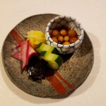 和の食 樹翠 - 粒粒のはすっぽんのタマゴの醤油漬け