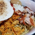 塩そば専門店 桑ばら - 巻け巻けトルティーヤ和えそば