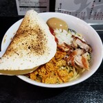 塩そば専門店 桑ばら - 巻け巻けトルティーヤ和えそば