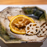 日本料理と日本酒 惠史 - 縞鯵の幽庵焼き