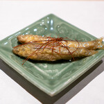 日本料理と日本酒 惠史 - もろこの南蛮漬け