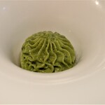 ベッラ・ヴィスタ - アボカドのソルベとキンカンのコンポート　レモンの風味のウォッカ