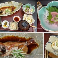 季節の魚と釜飯 魚信 - のどぐろの煮付け定食2,680円,四代目原田商店(愛知県岡崎市)食彩品館.jp撮影