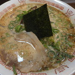 二十一代目 哲麺 - 豚骨醤油ラーメン+青ネギ