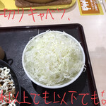 韓ごはん ナヨン - 台湾カルビ丼[肉特] 1199円
（+ マヨラー 33円 めちゃキャベツ 110円）
キャベツアップ